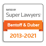 Rated by Super Lawyers | Bentoff & Duber | 2013 to 2021