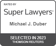 Super_lawyer_Michael_j_duber Selected in 2023 thomson reuters