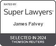 Rated by Super Lawyers | James Falvey | Selected in 2024 | Thomson Reuters