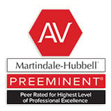 AV | Martindale-Hubbell | Preeminent | Peer Rated for Highest Level of Professional Excellence