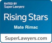RATED BY Super Lawyers | Rising Stars | Mate Rimac | SuperLawyers.com