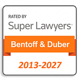 Rated By Super Lawyers | Bentoff & Duber | 2013-2027